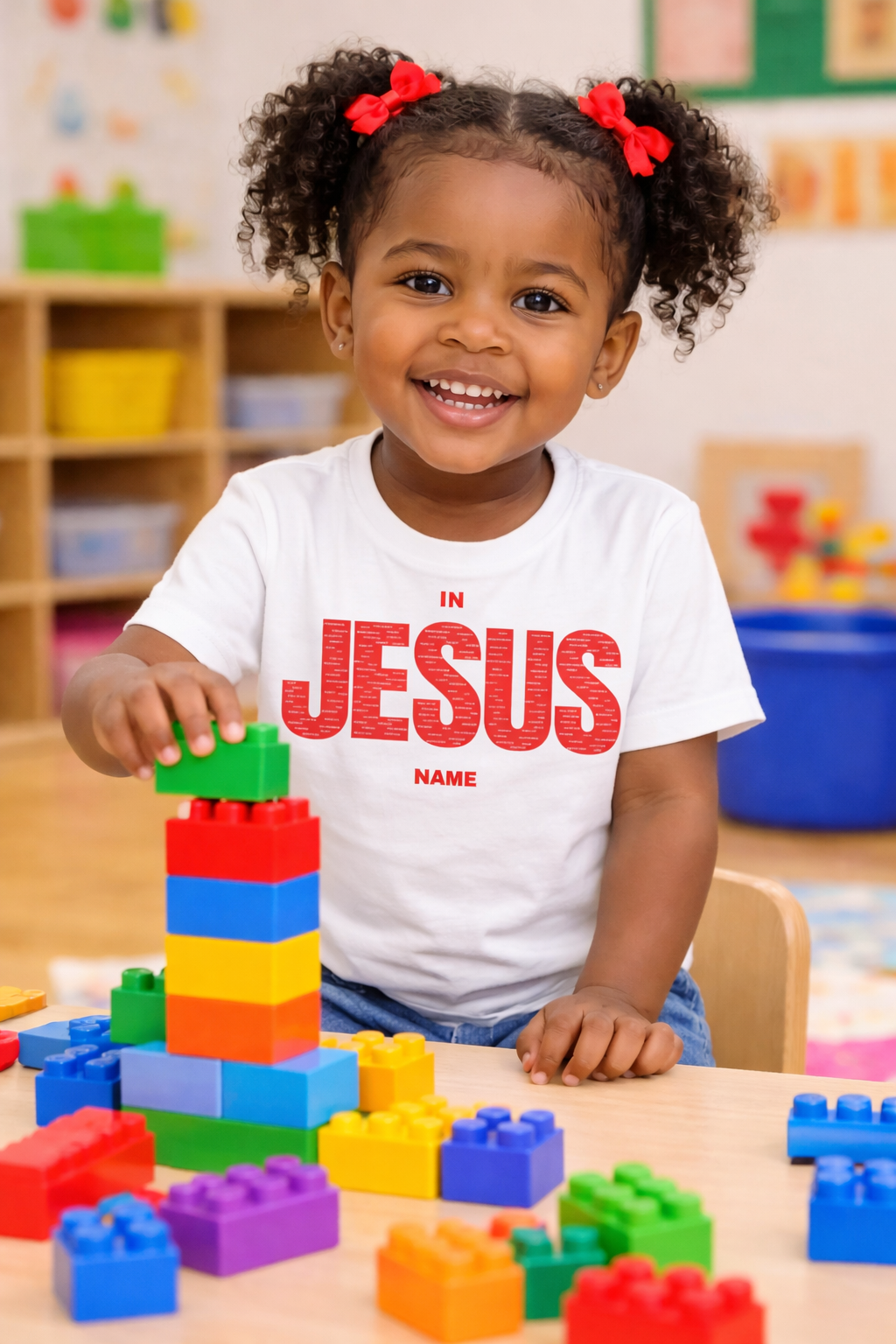 IN JESUS NAME-RED (INFANT/TODDLER)