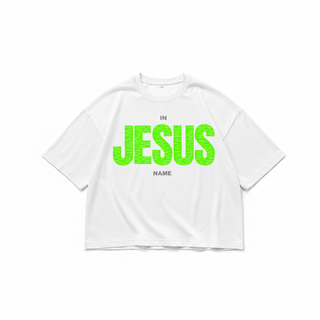 IN JESUS NAME (OVERSIZED LIME)