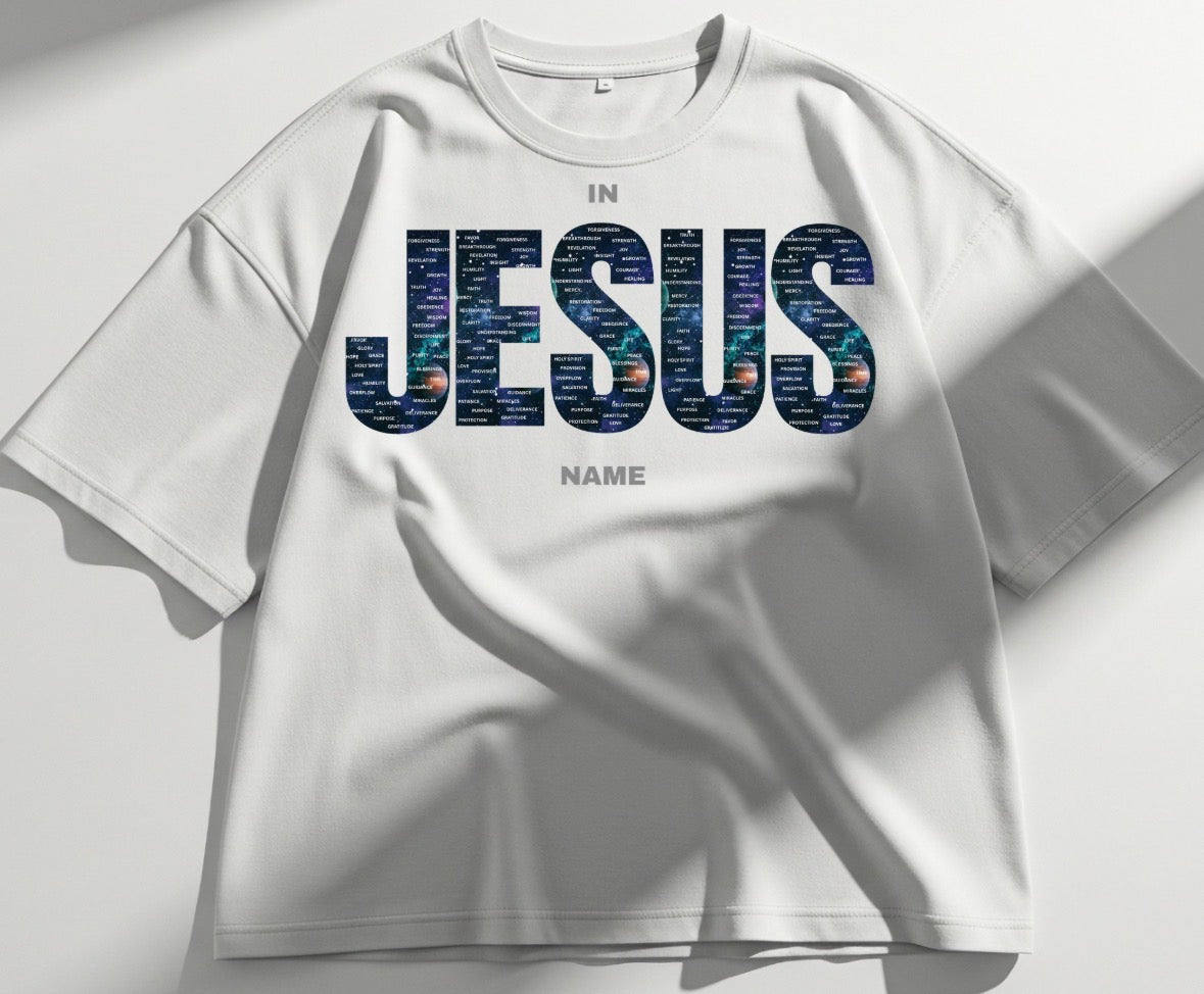 IN JESUS NAME (OVERSIZED GALAXY)